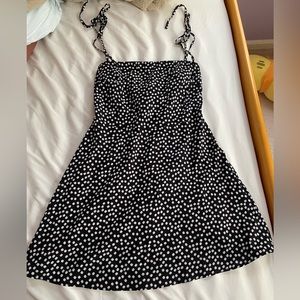 black floral dress